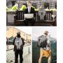 LOVEVOOK TSA Large Computer Laptop Backpack for Men17 inch Carry On Backpack Rucksack With USB Charger Port Travelling Backpacks
