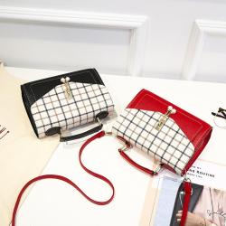 Hot sales women's bag 2024 new fashion small square bag beaded casual simple Korean style diagonal shoulder cross body bag