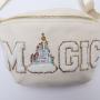 Keymay Custom Logo Embroidered Letter Fanny Pack Crossbody  Waterproof Nylon Running Waist Pack Bum Bag Belt Bag