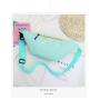 Hot Sale Polyester PVC Messenger Shoulder Bag Unisex Tide Transparent Jelly Chest Waist Bag