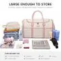 Lovevook Large Durable Duffel Bags with Shoes Compartment Wash Bags portable Carry on Ladies Luggage Travel Duffel Bags 2pcs