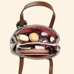 New Wholesale Luxury Leather Brand Designer Young Ladies Handbags High Quilted Trendy PU Leather Women's Tote Bags
