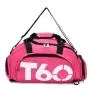 LX065 Lightweight Sports Bag for Women Men Duffle Bag with Shoes Compartment and Adjustable Strap Foldable Travel Duffel Bags