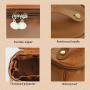 Custom Logo Makeup Brush Bag Waterproof PU Leather Toiletry Pouch Women Travel Beauty Tool Storage Bag