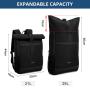 Factory LOVEVOOK RPET rolltop 15.6 inch university backpack with laptop compartment school travel women men laptop backpacks