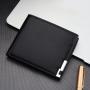 Hot Sell Slim Wallet For Men Fashion Men Card Holder Wallets Pure Color Customs Wallet