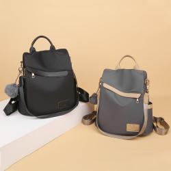 Waterproof Oxford Cloth Travel Backpack Handbag Larger Capacity Anti-Theft Shoulder Bag Crossbody Schoolbag For Women