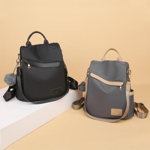 Waterproof Oxford Cloth Travel Backpack Handbag Larger Capacity Anti-Theft Shoulder Bag Crossbody Schoolbag For Women