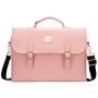 LOVEVOOK OEM Custom 13.3'' Leather Shoulder Messenger Bag Laptop Briefcase for School Work Anti Theft Men Women Laptop Hand Bags
