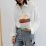 Summer Candy Cartoon Girls Small Chain Purse Handbags Ice Cream PU Leather Ladies Crossbody Bag