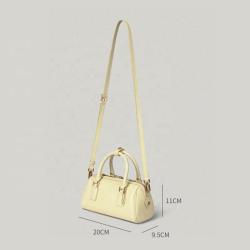 2024 Manufacture Fashion Women Crossbody Bag Customized Pu Vegan Leather Bag Stylish Casual Shoulder Drum Handbags