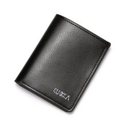 CUIKCA Men's Wallet HF023 Leather Wallets Driver License Photocards Wallet Carteras Unisex Money Clip Card Holders