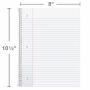 Loose Leaf Square Grid Horizontal Line Blank Inner Page Notebook Elementary and Junior High School Detachable Coil Book