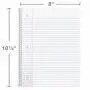 Loose Leaf Square Grid Horizontal Line Blank Inner Page Notebook Elementary and Junior High School Detachable Coil Book