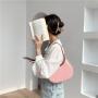 Custom Korean Ladies Hand Bags High Quality PU Leather Designer Fashion Handbags Famous Brands Plain Small Underarm Shoulder Bag