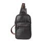 Top layer cowhide outdoor chest shoulder bag men's bag casual genuine leather chest bag