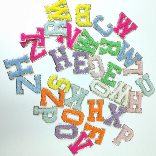 arious Embroidery Sticker Letter Patches Custom Hoodie Letterman Jacket Bags Hat Patches Custom Embroidered Chenille Patches