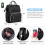 LOVEVOOK Stylish large College Bookbag with pen case Work Travel 15.6 Inch Computer bags 2pcs Teacher student laptop backpacks