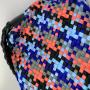 2024 Custom Colorful Woven Neoprene Tote Bag Handbag For Women Luxury With Clutch