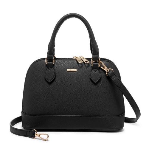 Lovevook 2022 Brand designer Classic Double Zip Top Handle Dome Satchel Bag Ladies Shoulder Purse Small Crossbody Bags for Women