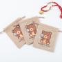 Custom Logo Velvet Drawstring Pouch  for  High End Necklace Jewellery Gift Packaging Drawstring Velvet Bag