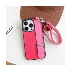 New Wallet Function Luxury Leather Phone Case Cover With Card Holder Finger Strap For Iphone 15 14 13 12 11 Pro Max 7 8 X Xs Max