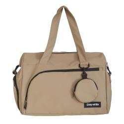 HR759 Unisex Carrying Short Distance Travel Bag Nylon Business Trip Large Reinforced Luggage Bag Leisure Bag with Small Purse