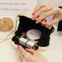 New Flower Mirror Electroplating Process Single Shoulder Bag