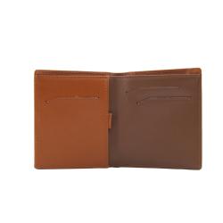 fashion mens credit card atm card holder custom slim rfid genuine leather pull tab minimalist wallet