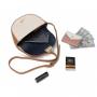 2024 new splicing PU waist bag senior women's fashion versatile satchel luxury design ladies waist bag