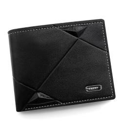 ZR409 2023 New Spot Men's Wallet Men's Short Multi Card Fashion Casual Wallet Men's Youth Thin Three Fold Horizontal