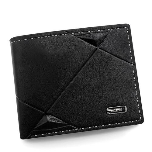 ZR409 2023 New Spot Men's Wallet Men's Short Multi Card Fashion Casual Wallet Men's Youth Thin Three Fold Horizontal