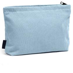 Custom Logo Zipper Makeup Bag Corduroy Cosmetic Organizer Toiletry Bag Travel Portable Make Up Wash Bag