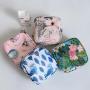 Custom Printing Portable Waterproof Mini Ziplock Women Makeup Storage Organizer Stand Up Pouch Nylon Toiletry Cosmetic Bag