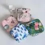 Custom Printing Portable Waterproof Mini Ziplock Women Makeup Storage Organizer Stand Up Pouch Nylon Toiletry Cosmetic Bag