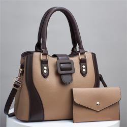 2024 Wholesale Big Capacity Transparent Handbags Bags Set High Quality PU Leather Ladies Fashion Women's Tote Bags