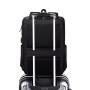 Waterproof Laptop Backpack Casual Student School Bag Business Commuting Travel Backpack with USB Polyester Lining