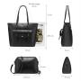 LOVEVOOK  Female Shoulder Crossbody Messenger Bags PU Leather Bag Set for Ladies Women Handbags