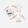 Hot Stamping Mini Faux Suede Necklace Bracelet Packaging Pouch Luxury Microfiber Drawstring Earring Jewelry Bag