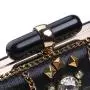 Factory Wholesale Hot Style black Dinner Bag Fashion Rhinestone Bead Embroidery Banquet Clutch Bag Ladies Dress Evening Bags