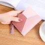 Cheap Women's Short Wallet Female Purses Card Holder Wallets With Tassels PU Leather Clutch Money Bag Pu Leather Wallet carteras para mujer