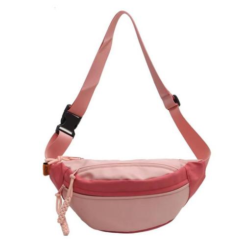 ZWY154 Daily Casual Simple Crossbody Bags for Men Women Nylon Sports Running Student Chest Bag Wholesale New Color Blocking Bag