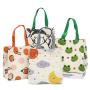 2024 New Original Mummy Bag Small Portable Cartoon Canvas Shopping Bag Simple Design
