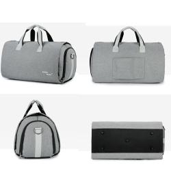 ZF105 New Fashion  Travel Bag Men Oxford Cloth Waterproof Wet and Dry Separation Travel Luggage Bag Simple Shoulder  Suit Bag