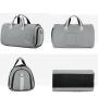 ZF105 New Fashion  Travel Bag Men Oxford Cloth Waterproof Wet and Dry Separation Travel Luggage Bag Simple Shoulder  Suit Bag