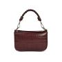 2021 High Quality Latest Crocodile Texture Woven Strap Bag PU Leather  Bag for Women