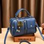 2024 Bags for women Trend PU Leather Pillow Bag Single Strap Lady Fashion Shoulder Messenger Wholesale