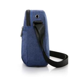 Fashion Multi-Pocket Travel Canvas Messenger Bags Large Capacity Custom Logo Men's Crossbody Bag For Men