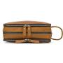 2024 Custom Luxury Genuine Leather Storage Hand Bag For Men Cosmetic Bags