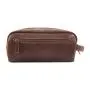 High capacity leather cosmetic travel bag makeup cosmetic pouch bag Travel Toiletry Bag